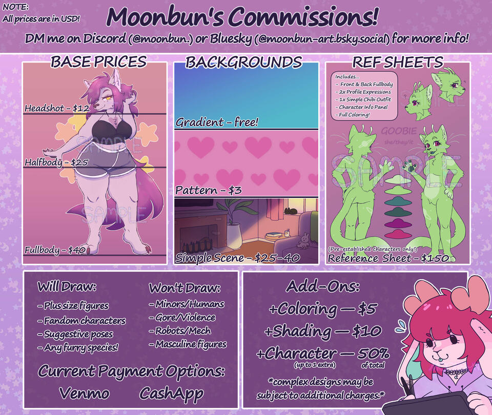 Commission Sheet Commission Sheet